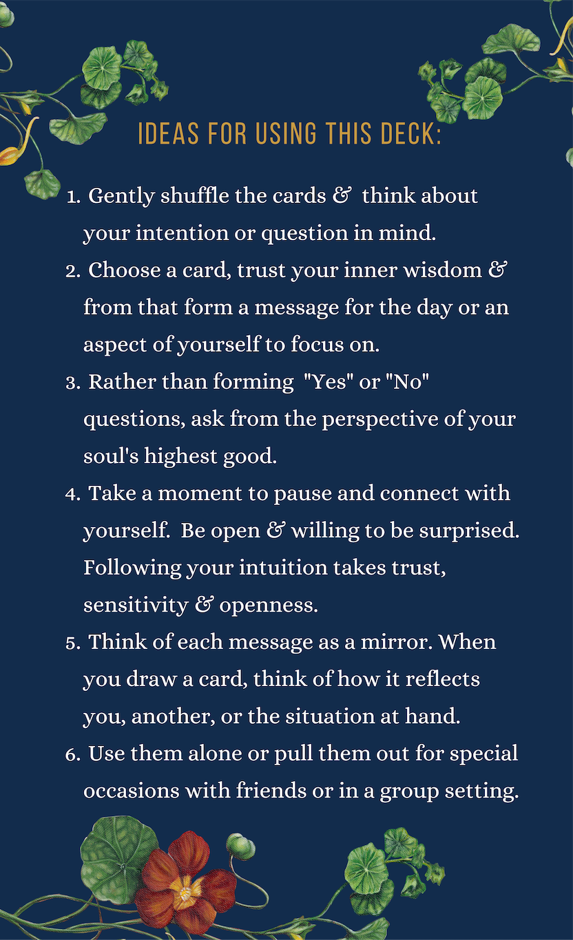 New!!!  The Messenger's Delivery Oracle Card Deck for Inspiration