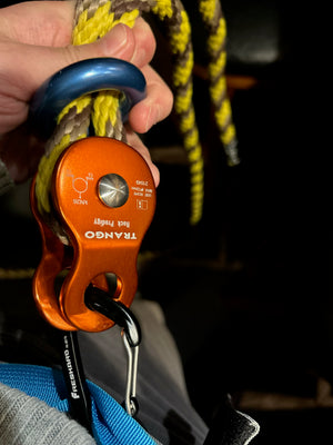 example of assembled Leash  Belay Kit