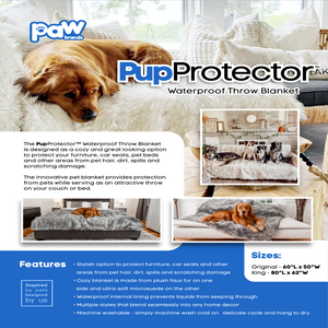 PupProtector™ Waterproof Faux Fur Throw Blanket