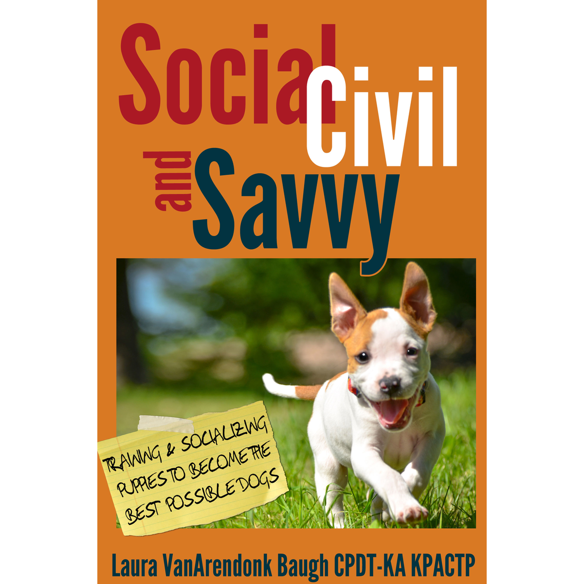 Social Civil and Savvy by Laura VanArendonk Baugh  CPDT-KA KPACTP (signed paperback)